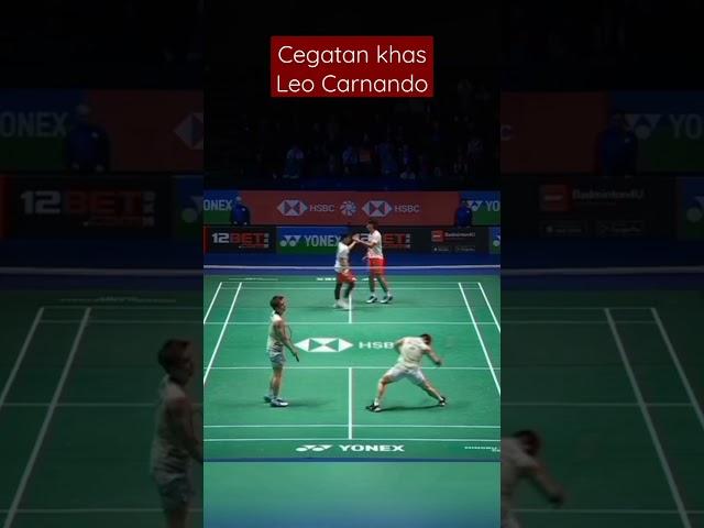 Cegatan khas Leo Carnando #video #viral #badminton #hobibulutangkis