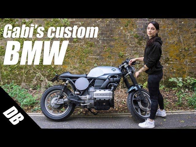 Biker Girl Gabi & Her CUSTOM BMW Cafe Racer!