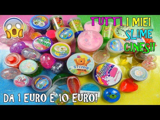 TUTTI I MIEI SLIME CINESI DA 1 EURO E 10 EURO! ANCHE VECCHI DI 1 ANNO! COME SONO? Iolanda Sweets