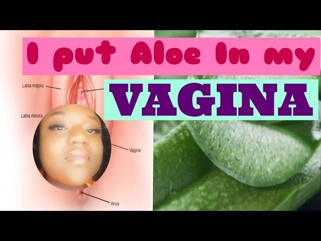 I PUT ALOE IN MY VAGINA | ASMR