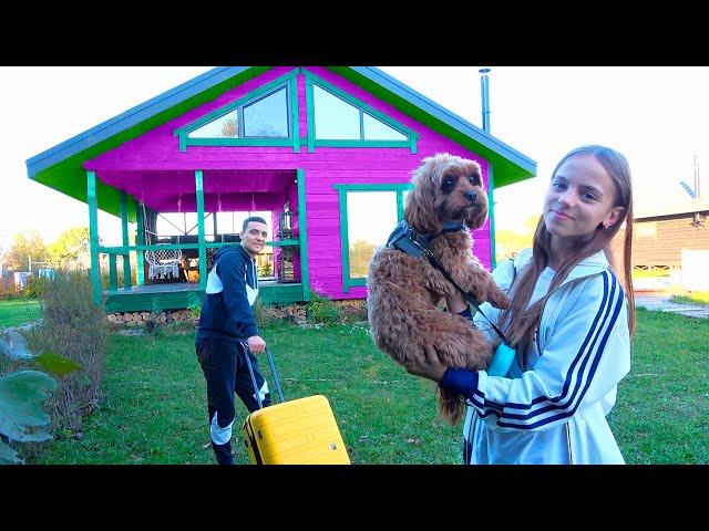 КАНІКУЛИ Насті Переїзд в будинок Рум Тур VLOG My little Nastya