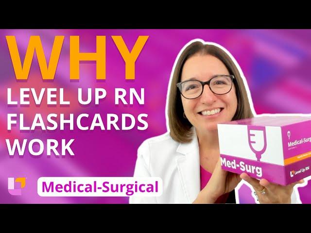 Medical Surgical Nursing Flashcards: Why get Level Up RN Flashcards? | @LevelUpRN