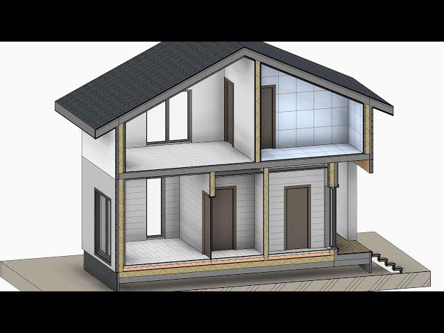 [КУРС] Проектирование КАРКАСНЫХ Домов в REVIT. Работа с ФАСАДОМ, ОТДЕЛКОЙ.