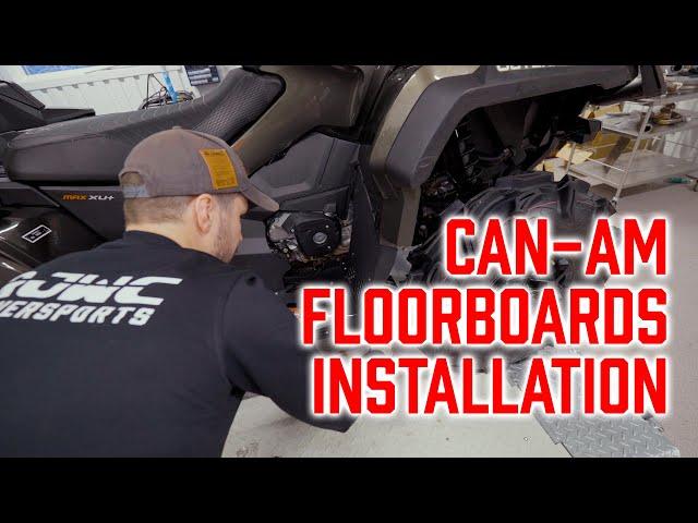 RJWC Floorboards for Can-Am Installation instructions