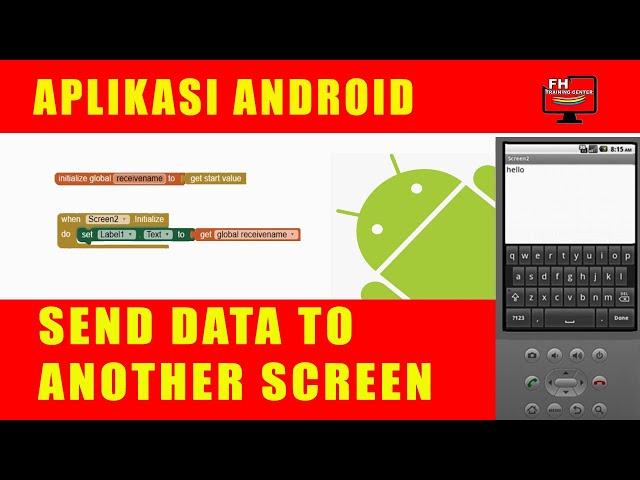 MIT App Inventor (in Malay) | How to send data to another screen ??