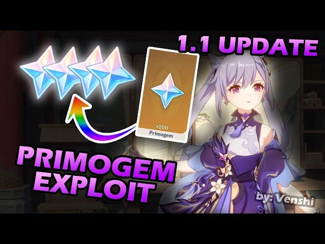 Genshin impact Primogem Exploit Glitch || WORKING 1.1 UPDATE (INFINIT COMMISSION QUESTS!) Use now