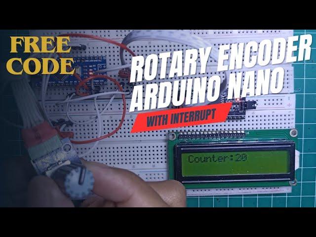 Arduino rotary encoder with interruptions | Free Code!!!