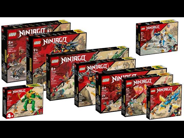 All LEGO Ninjago Sets January 2022 Compilation/Collection Speed Build