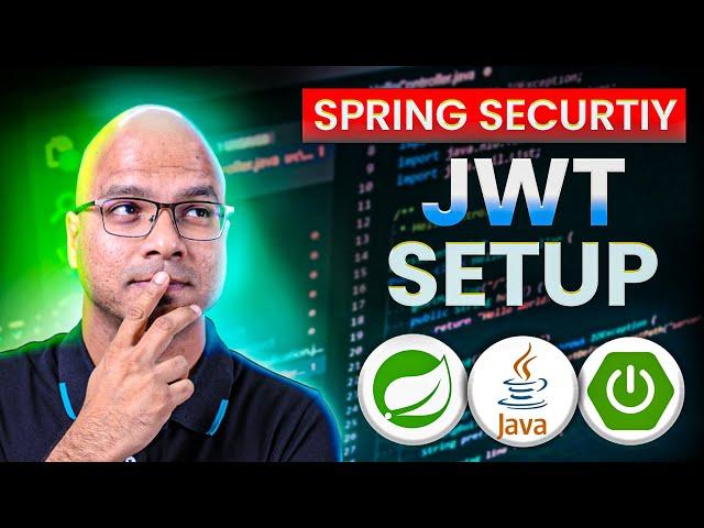 #36 Spring Security Project Setup for JWT