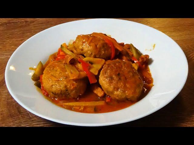 The Most Juicy Meatballs by Lovdzhiyski. Delicious Dinner!