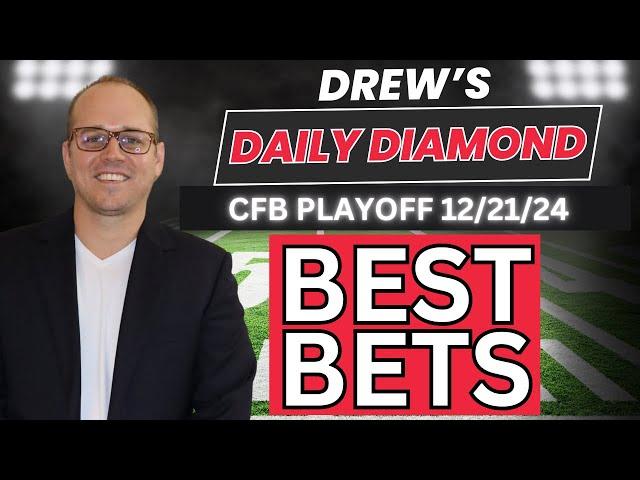 CFB Playoff Picks Today | Clemson vs Texas | Tennessee vs Ohio State | Drew's Daily Diamond 12/21/24