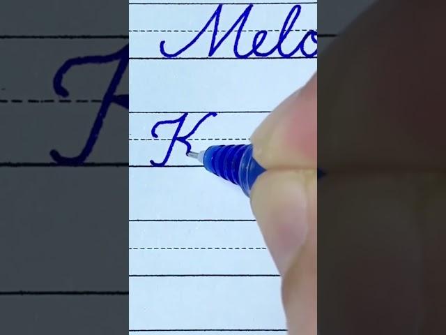 Kiwi in Cursive writing