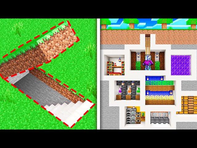 How to Build a Modern Secret Base in Minecraft!