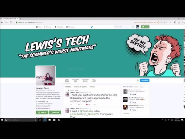 Congratulations @LewissTechYT #Levis60K