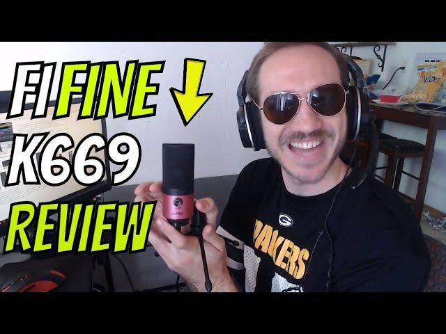 Fifine K669 / 669B Microphone Review / Test - Cheap, but I love it!! For Ps4,Xbox, PC, Mac