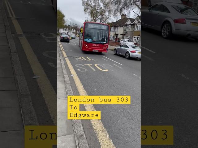 Bus 303 to Edgware