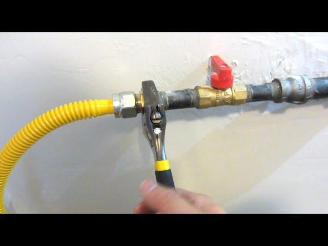 Gas Range Step by Step Installation | How to Install Gas Connector DIY