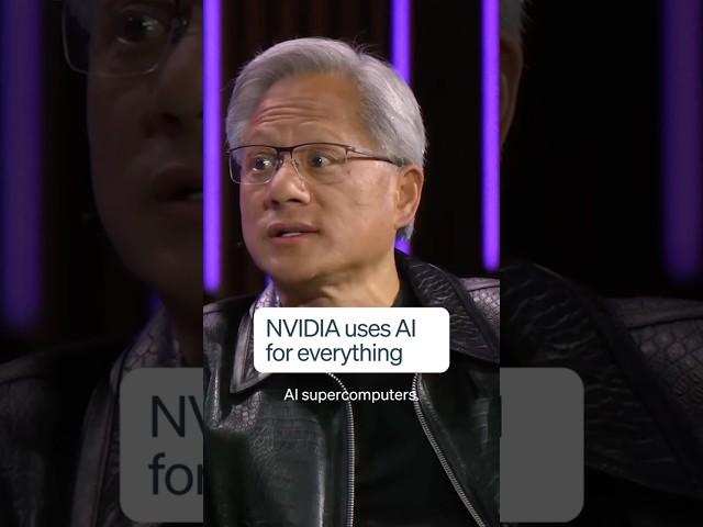 CEO Jensen Huang zu der Frage, wie @NVIDIA KI nutzt.