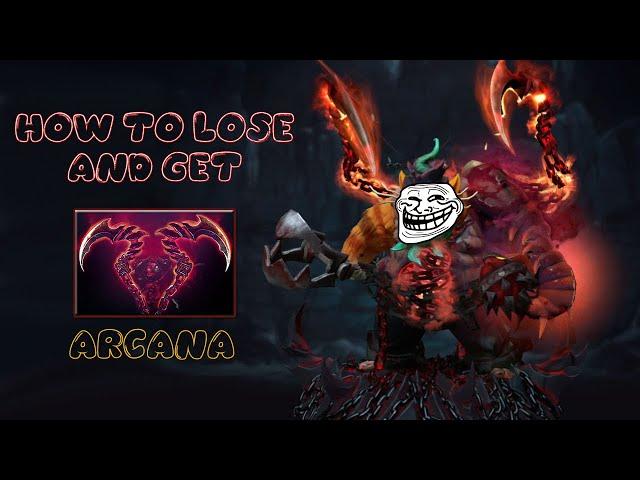 How to Lose and Get Free Arcana in under 2 Minutes : Dota 2