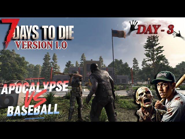 7 Day To Die 1.0 - Разборки с Копами - День 3 - [ БЕЙСБОЛИСТ ] [ ХАРДКОР ] [4K 60FPS]