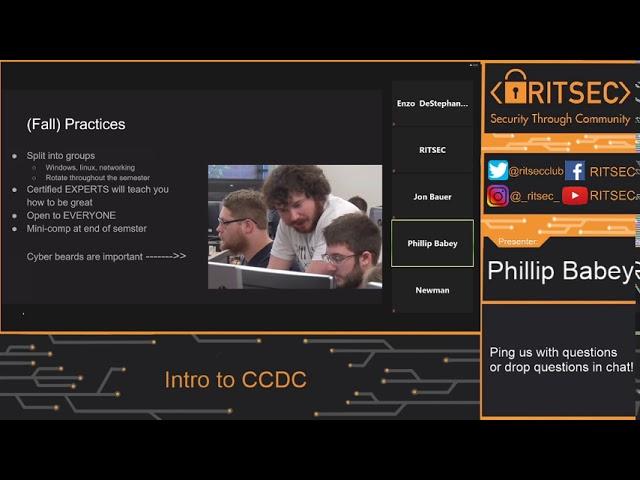 Intro to CCDC - Phillip Babey