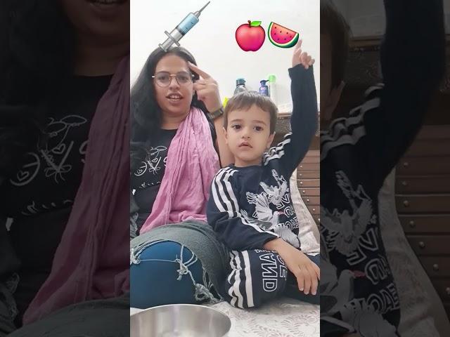 Akshit ko fruit milega ya injection