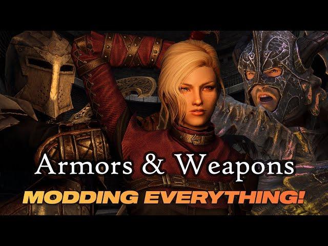 Modding Every Skyrim Armors & Weapons Textures