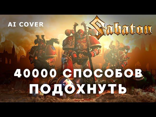 SABATON - 40000 Способов Подохнуть НОВАЯ версия \ AI Cover