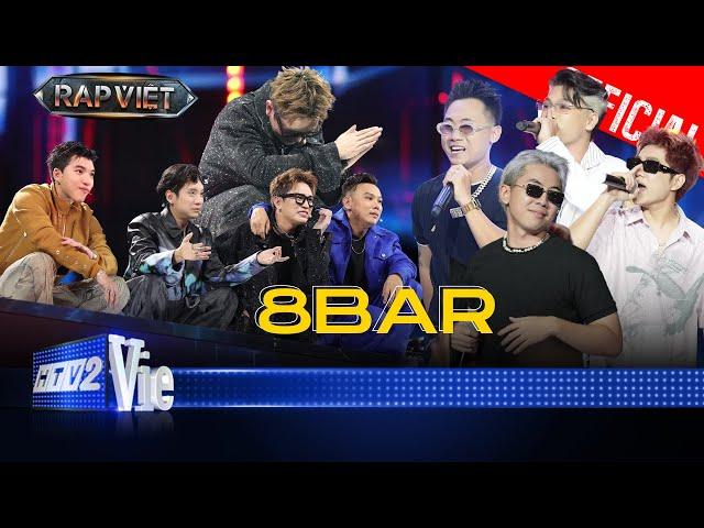 Màn 8bar chấn động khiến B Ray "xanh mặt" bởi dàn học trò cũ rap dizz cực tấu hề | RAP VIỆT 2024