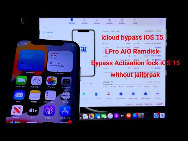 Untethered iCloud Bypass iOS15 WITHOUT JAILBREAK |Unlock iCloud ActivationLock LPro AIO