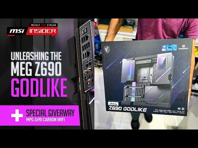 MSI MEG Z690 GODLIK !!!!!! WOW BIGGEST MOTHERBOARD!! MUST WATCH