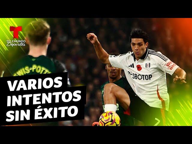 Raúl Jiménez buscó un gol por todos los medios ante Brentford | Premier League | Telemundo Deportes