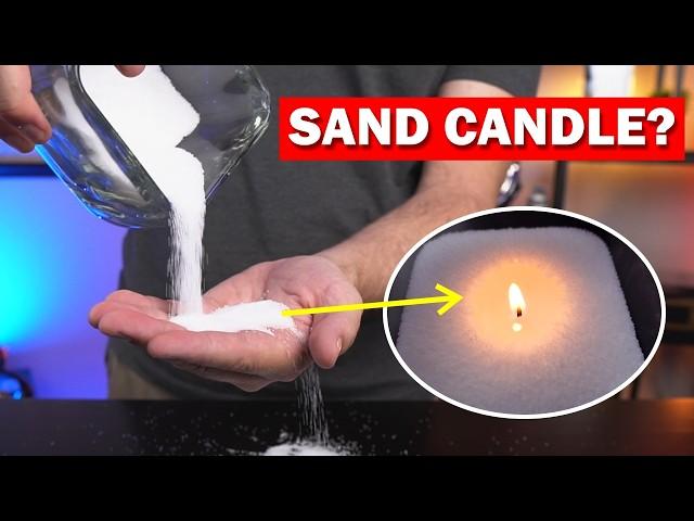 Testing a Strange Candle That Looks Like Sand!