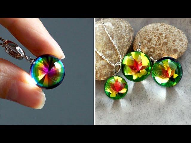 Epoxy resin and SWAROVSKI crystals / Absolute Game Changer For Resin Artists!