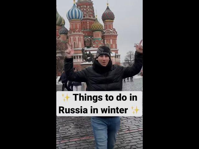 Things to do in Russia in winter