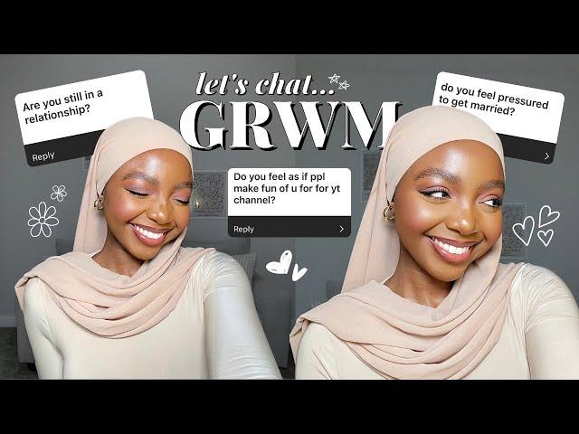 CHIT CHAT GRWM!  The Real Reason I'm Single.. + Hijab Journey Update + Life After Divorce + More!