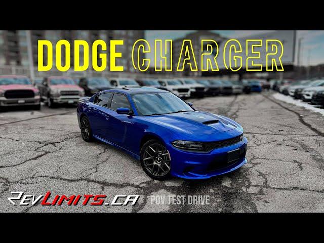 2021 Dodge charger R/T | ASMR | PoV Test Drive #15 | 4K | REVLIMITS.CA