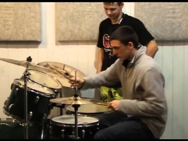 Вячеслав Елисеев - Открытый урок по игре на барабанах .480