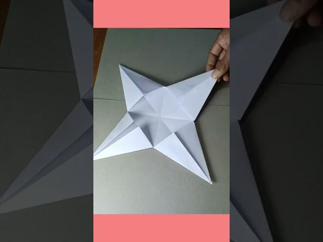 Christmas Star  Craft || Christmas Decoration ideas #short #artandcraft