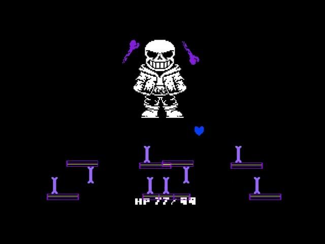 [Scratch] Dusttrust Phase2 Sans battle! [undertale fangame]