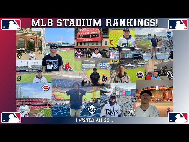 I WENT TO EVERY MLB STADIUM // THESE ARE MY RANKINGS!