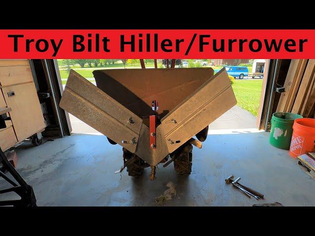 Using A Troy Bilt Hiller/Furrower | Garden Update | Man About Home