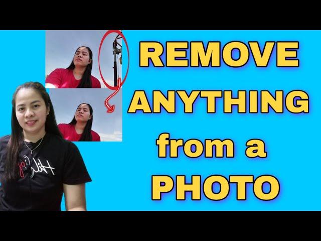 How to Remove anything from a photo|Xris Tutorials