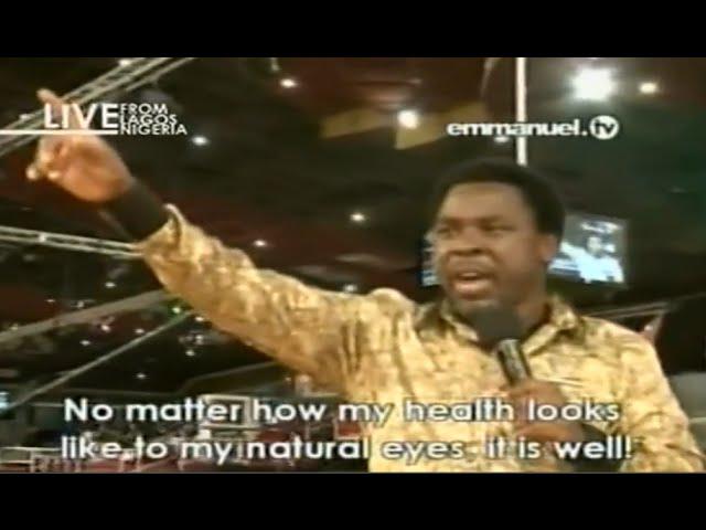 MUST PRAY: POWERFUL MASS PRAYER With TB Joshua. Emmanuel TV