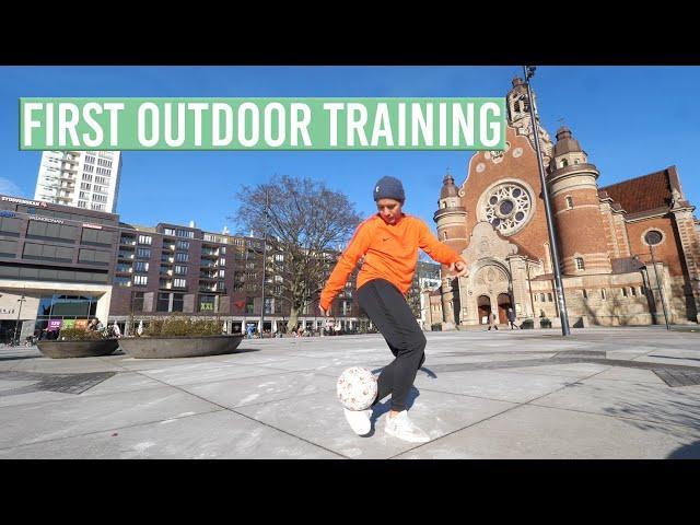 PWGfreestyle - Outdoor Training Vlog - Football Freestyle