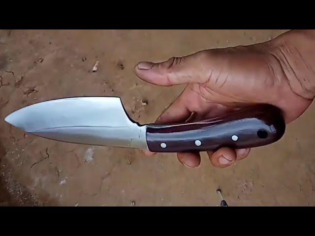 black smithing_skinning knife/proses fuul membuat pisau serbaguna