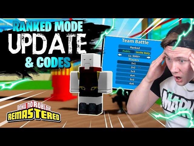 BOKU NO ROBLOX REMASTERED: UPCOMING PVP RANKED MODE UPDATE & CODES! [BNRR NEWS]