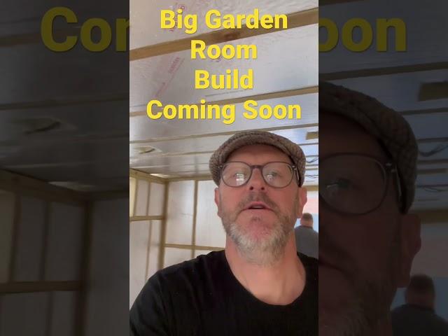 Big garden room build coming soon to the channel. #gardenroom #summerhouse #carpentry #woodworking