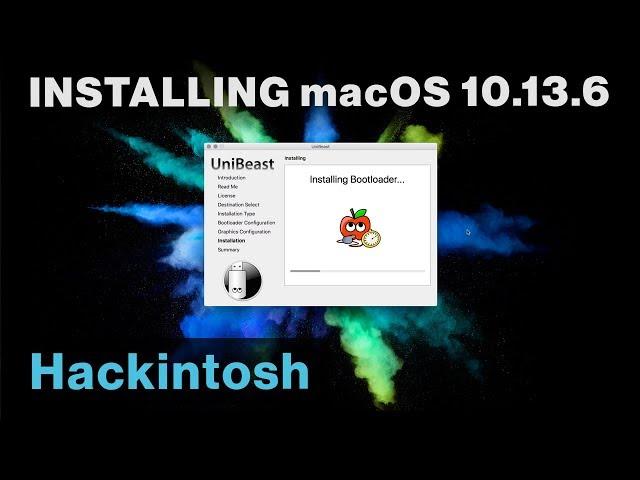 Hackintosh High Sierra Installation Guide (macOS 10.13.6)