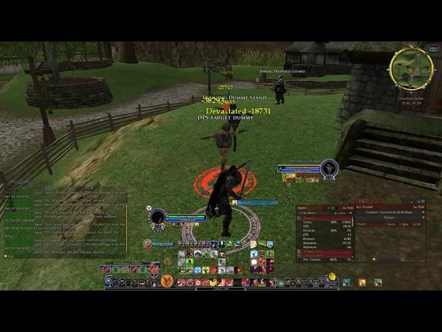 LOTRO Yellow Warden 219k Raid DPS Simple Rotation